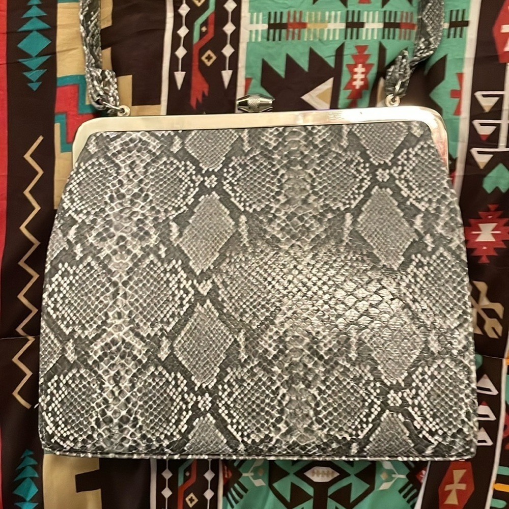 Snakeskin print purse​​​